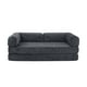 thumbnail image 1 of Sofá Cama De Espuma Sellada Al Vacío 2 Plazas Japandi Tenka Dark Grey, 1 of 6