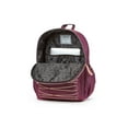 thumbnail image 4 of Justice™ Brand Girls Nylon Multi Compartment 17” Backpack With Glitter Logo And Zipper Pulls, 4 of 4