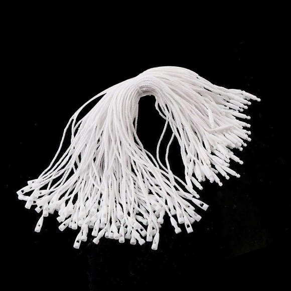 Lot de 1000 Étiquettes de Suspension en Nylon Blanc,- Attache pour Attacher des Étiquettes et des Étiquettes de Sécurité - Attache de Produit