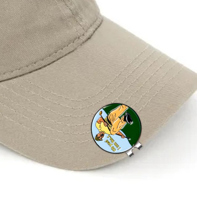 Golf Ball Marker Hat Clip Golf Accesorios para Golf Lover Novedad Golf Training Estilo B Cola Marcador de pelotas de golf