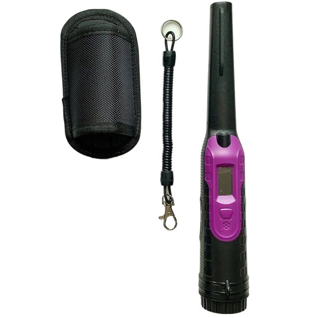 Pinpoint Metal Detector Pinpointer LCD Fully Waterproof Underwater 30m/50FT Gold Metal Detector Pinpointer 360°Search Treasure ,Easy to Use