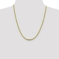 thumbnail image 2 of 14k Yellow Gold 22 Inch 3.7mm Link Cable Chain Necklace Pendant Charm Long, 2 of 9