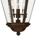 thumbnail image 3 of Hinkley Lighting - Three Light Hanging Lantern - Clifton Park - Brass Outdoor, 3 of 3