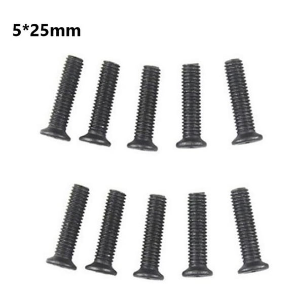 10Pcs Fixing Screw M5 /M6 25Mm Left Hand Thread For Unf Drill Chuck Shank Adapter Hand Drill Chuck Screw Cnc Tools Parts