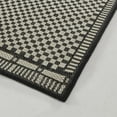 thumbnail image 4 of Balta Elmer Recycled Checkered Indoor/Outdoor Area Rug 7'10" x 10' - Charcoal, 4 of 5