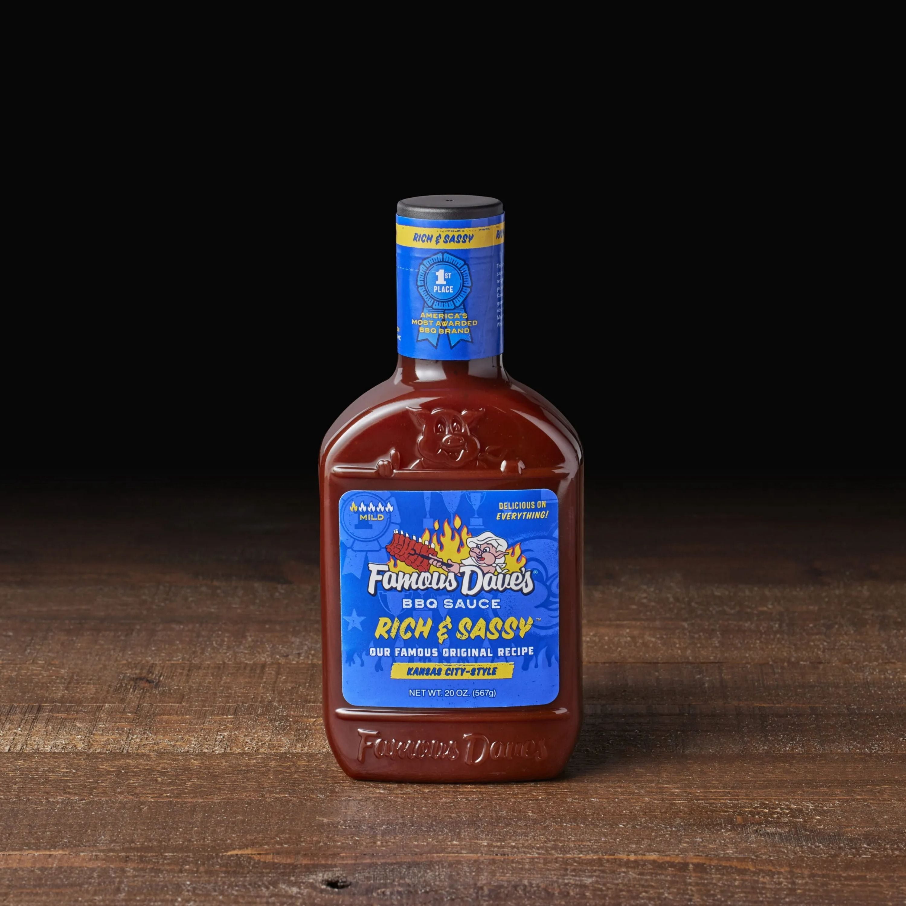 Famous Dave's Rich & Sassy BBQ Sauce, 20 oz
