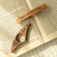 thumbnail image 4 of Thumb Book Page Holder for Reading Lovers Wooden Cute Cat Thumb Bookmark Book Opener Finger Page Holder Book Accessories, 4 of 7