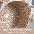 thumbnail image 6 of Wedding Flower Girl Basket, Wicker Rattan Flower Basket with Handle, Petal Basket Candy Storage Basket, Rattan Box Home Decoration, 6 of 6