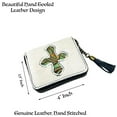 thumbnail image 2 of Cowhair Leather Western Wallet Coin Purse, 2 of 11