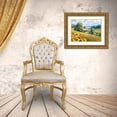 thumbnail image 3 of Withaar, Reint 14x11 Gold Ornate Wood Framed with Double Matting Museum Art Print Titled - Sunflower hill, 3 of 4