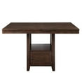 thumbnail image 4 of Yorktown Espresso Wood 7-Piece Counter Storage Dining Set, 4 of 11