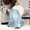 thumbnail image 6 of SKYSONIC Christmas Snowman Kitchen Towels, 18 x 28 Inch Super Soft and Absorbent Dish Cloths for Washing Dishes, 4 PCS Reusable Multi-Purpose Microfiber Hand Towels for Kitchen, 6 of 7