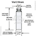 thumbnail image 3 of Glass Vials, 2 Dram, Pack of 12, 3 of 3