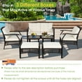 thumbnail image 4 of Gymax 7PCS Rattan Patio Conversation Sofa Furniture Set w/ Cushions & Waterproof Cover, 4 of 9