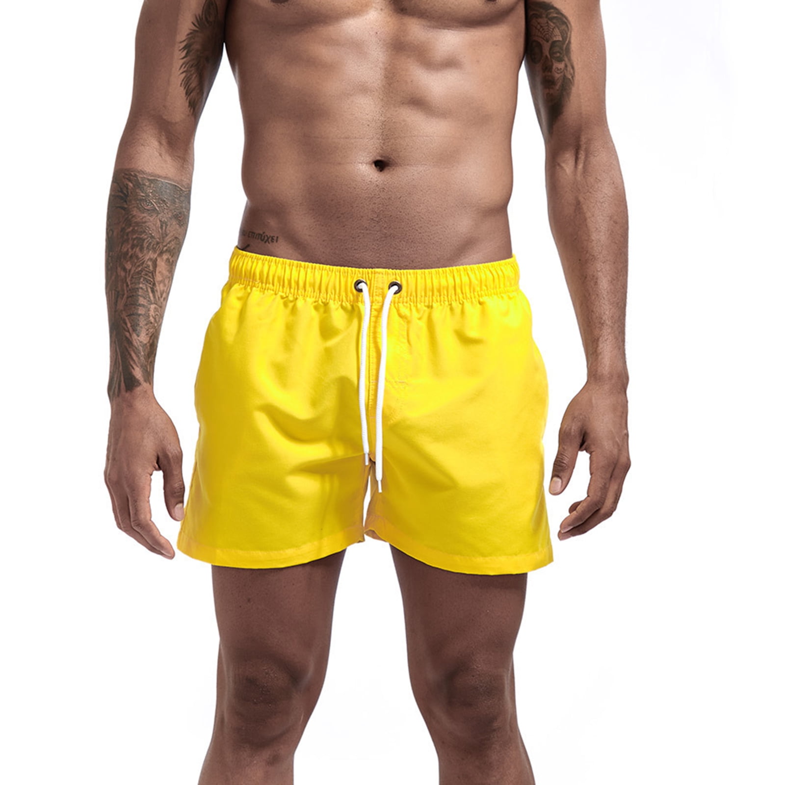 MintLimit men's slim shorts, quickdrying swimming trunks, men's swimsuit with mesh lining