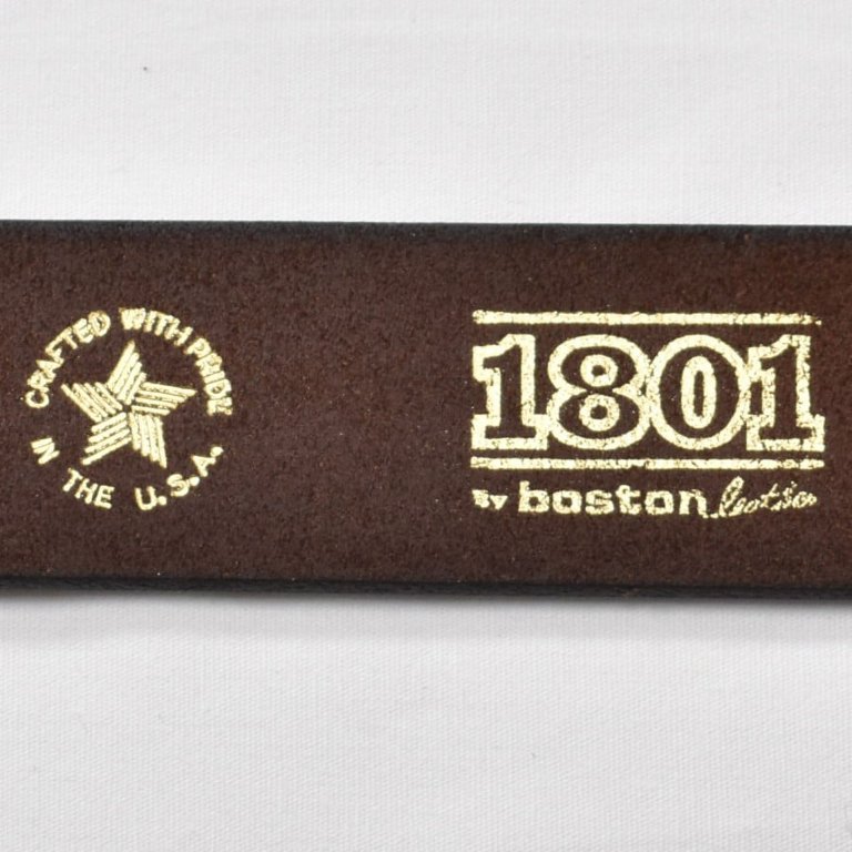 Boston Leather Men's 1.5 One Piece Full Grain Leather Belt, sizes 32-60