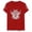 Red, variant on Trendfront Womens Summer Crew Neck Short Sleeve Tops Cute Cow Animal Pattern Print Tees Casual Holiday Vacation Wear T-Shirts