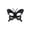 A001- Black, variant on Butterfly Mask Glitter Masquerade Eye Mask 6 Inch Blue Glitter Mask for Masquerade Party Halloween Accessory Themed Event Party Fancy Dress Mask, 1 Pack
