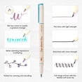 thumbnail image 3 of Writech Arts - Rotulador Con Punta De Pincel, Punta De Fieltro, Tinta A Base De Agua, 12 Colores Pastel Surtidos, Ideal Para Letras, Diarios, Caligrafía (Natural), 3 of 5