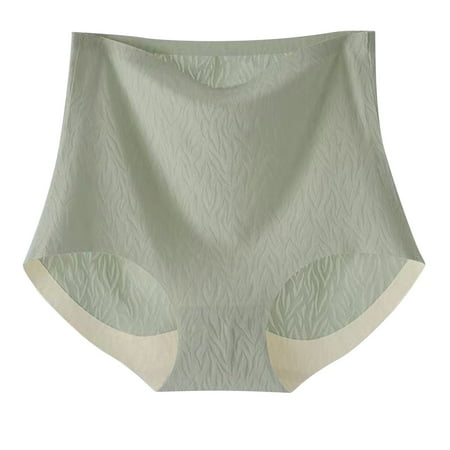 UAMVSH Womens Underwear High Waisted Soft Stretchy Briefs Seamless Full Coverage Panty No Show Underpant