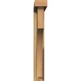 thumbnail image 2 of Ekena Millwork 4"W x 24"D x 28"H Westlake Block Rough Sawn Bracket w/ Offset Brace, Western Red Cedar, 2 of 25