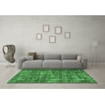 thumbnail image 3 of Ahgly Company Indoor Round Oriental Emerald Green Industrial Area Rugs, 5' Round, 3 of 4