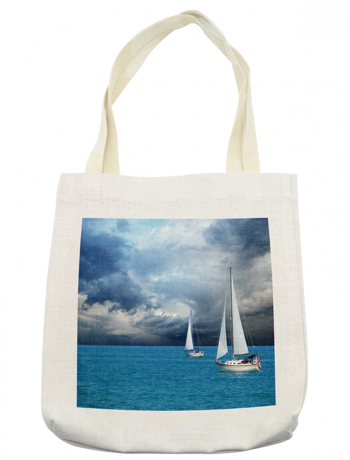Stormy Weather in Summer Large Weekender Carry-on Ambesonne Nature Gym Bag