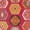 Red, variant on Unique Loom Sedona Collection Area Rug - Native (8' Round Red/Brown)