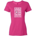 thumbnail image 3 of Inktastic Parkinson Disease Awareness Strength Courage and Support Women's T-Shirt, 3 of 5