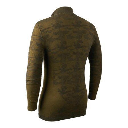 

Deerhunter Camou Wool Undershirt w. Zip-neck - Beech green Small/Medium Green