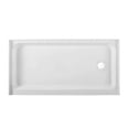thumbnail image 6 of Fine Fixtures Single Threshold Acrylic Shower Base - Non-Slip Textured Surface Shower Floor Pan 60 X 30 - Right Hand Drain, 6 of 8