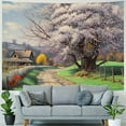 thumbnail image 4 of BCIIG Flowering Tree Tapestry Wall Hanging Unique Style Graphic Tapestries Home Wall Decor Art for Living Room Bedroom Apartment Farmhouse Dorm 40x30inch, 4 of 6