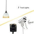thumbnail image 3 of FSLiving 3-Pack J-Type Track Light Dimmable Track Pendant Lighting Fixtures Bowl Glass Shade Customizable Cord Length - Bulb Not Included, 3 of 6