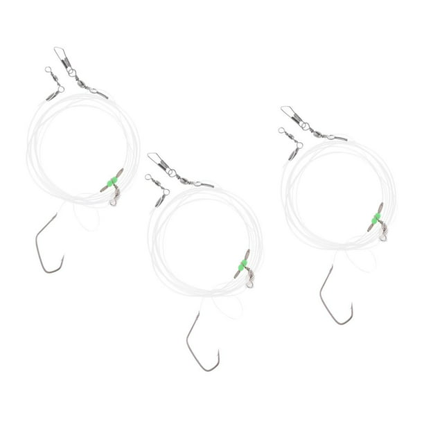 3s Wire Leader with Single Hooks Luminous Bead 83 32.7 