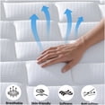 thumbnail image 3 of CHAMPFLAG 10 Inch King Hybrid Mattress, Medium Firm Gel Memory Foam & Pocket Springs, CertiPUR-US Certified, Fiberglass Free, Motion Isolation, Cool Sleep, Bed in a Box, 3 of 7