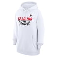 thumbnail image 2 of Women's G-III 4Her by Carl Banks  White Atlanta Falcons Graphic Fleece Pullover Hoodie, 2 of 3