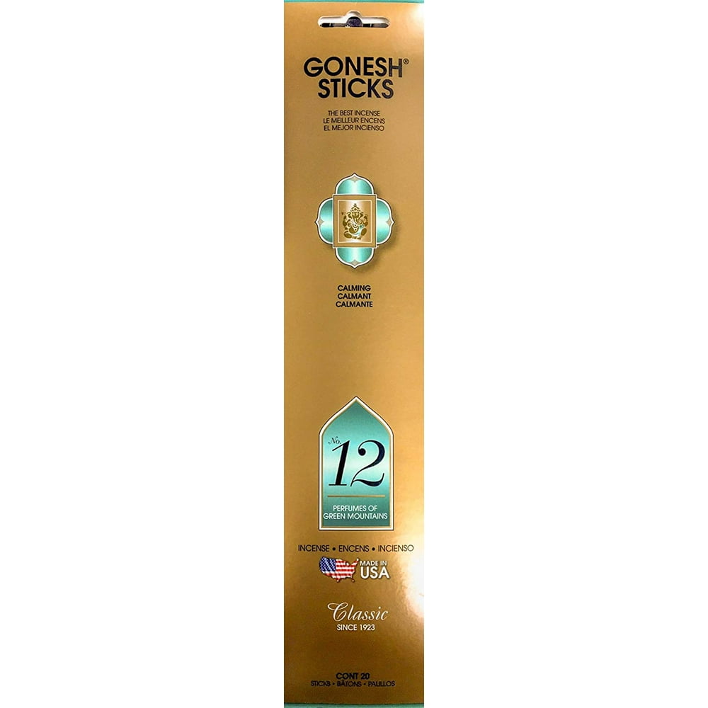 Gonesh Incense Sticks, Classic No. 12 Perfumes of Green Mountains 20