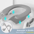 thumbnail image 6 of KORIMEFA Baby Potty Training Seat, Foldable Potty Toilet Seat for Boys Girls Kids Toddler (Grey), 6 of 12