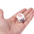 thumbnail image 6 of Opvise 25MM Housework Dice Fun Chore Assignment Game Six-sided Patterned Rounded Corner Cute Family Housework Dice, 6 of 7