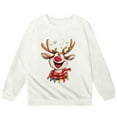 thumbnail image 4 of Byoo Teen Girls Sweatshirt Christmas Reindeer Graphic O-Neck Casual Shirt Xmas Warm Fall Winter Pullover Up, 4 of 4