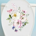 thumbnail image 5 of Clerance! PawCasa Toilet Lid Stickers Bathroom Toilet Decals Flower Butterfly Decals Selfadhesive Sticker for Bathroom Wall Decor Sticker Toilet Bathroom Dcor Removable Waterproof Sticker, 5 of 7