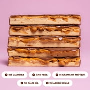 Barebells Soft Protein Bars, Salted Peanut Caramel - 12 Count, 16g High Protein Treats - Chocolate Nutrition Bar with 1g Total Sugars - On The Go Breakfast or Post-Workout Snack