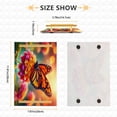 thumbnail image 3 of Ryvnso Butterfly on Flower Bathroom Tray Vanity Countertop Trays Acrylic Organizer, 3 of 7