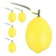 thumbnail image 3 of KAKOWELY 5 piezas de limones artificiales de frutas falsas, decoración realista de frutas, modelo de comida, decoración de limones vívidos., 3 of 5