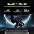 thumbnail image 5 of New HP Victus 15.6" FHD Gaming Laptop,AMD Ryzen 5 7535HS,NVIDIA GeForce RTX 2050,32GB RAM,2TB SSD,Wi-Fi,Bluetooth,Backlit Keyboard, HD Webcam,Windows 11 Home,Mica Silver, 5 of 6