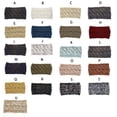 thumbnail image 2 of pitrice Serre-Tête d'Hiver pour Femmes, Accessoires de Moto pour Adolescentes, Fil Gris Foncé, 2 of 7