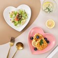 thumbnail image 3 of Creative Heart-shaped Fruits Serving Plate Salad Tray Breakfast Plate for Home, 3 of 4