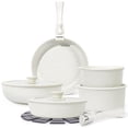 thumbnail image 1 of Juego de utensilios de cocina SODAY, 15 unidades, antiadherentes con mango desmontable, color blanco, 1 of 8