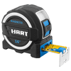 Restored Premium HART 16-Foot Pro Grade Tape Measure, Fraction Markings (Refurbished)