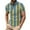B-Yellow, variant on Aueoeo Men's Striped Shirts Casual Short Sleeve Button Up Summer Shirts Laple Collar Daily Work Tees Trendy Golf T-Shirt